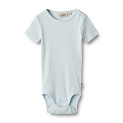 Wheat Body Rib Timo SS - Light blue